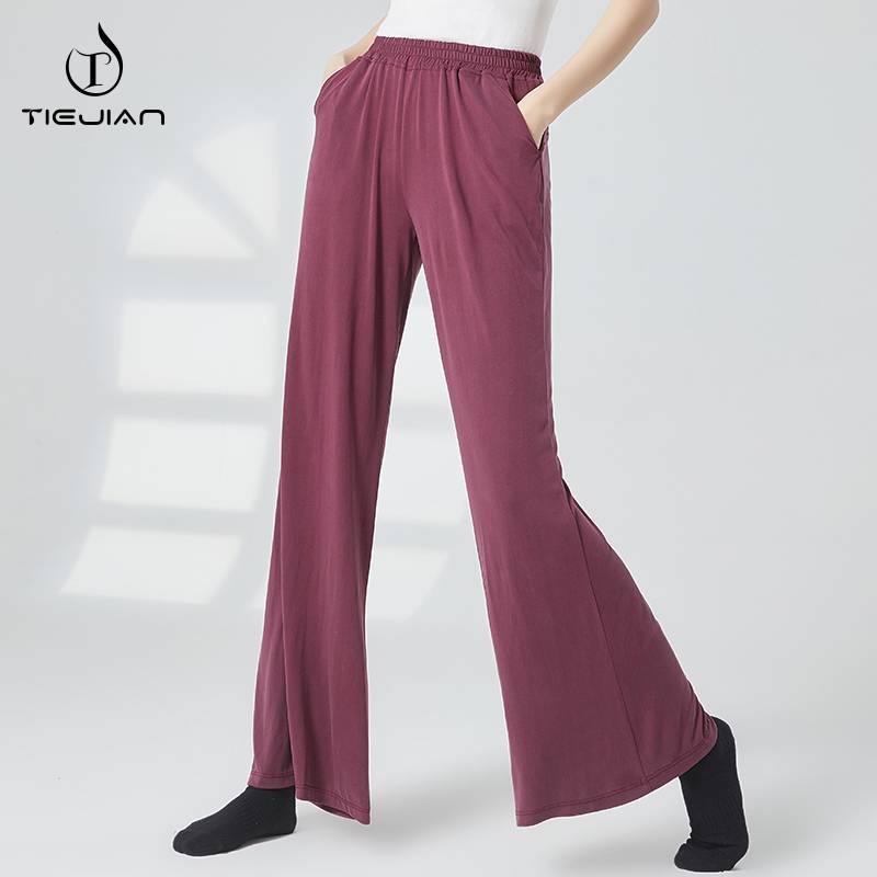 Dance Pants Female Practice Small Summer New Modern Dance Pants Loose Adult Chinese Classical Flowing Wide Pants