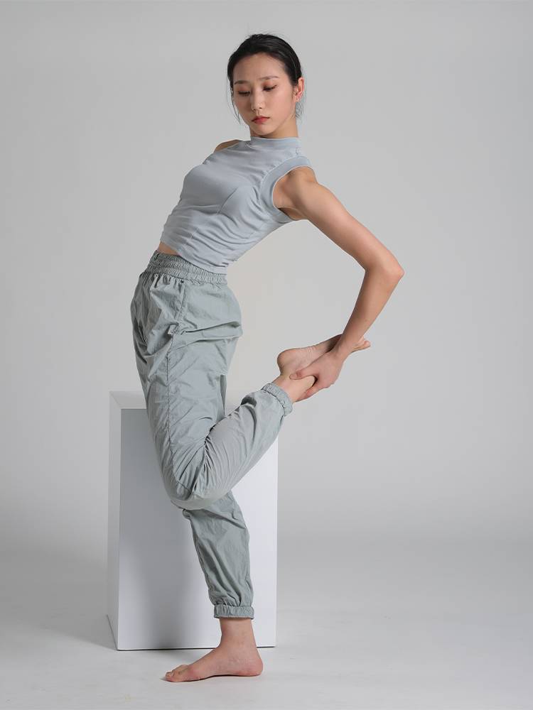 Dance vest pure cotton high bombs, female modern ballet practice clothes wearing classical dance clothes D349