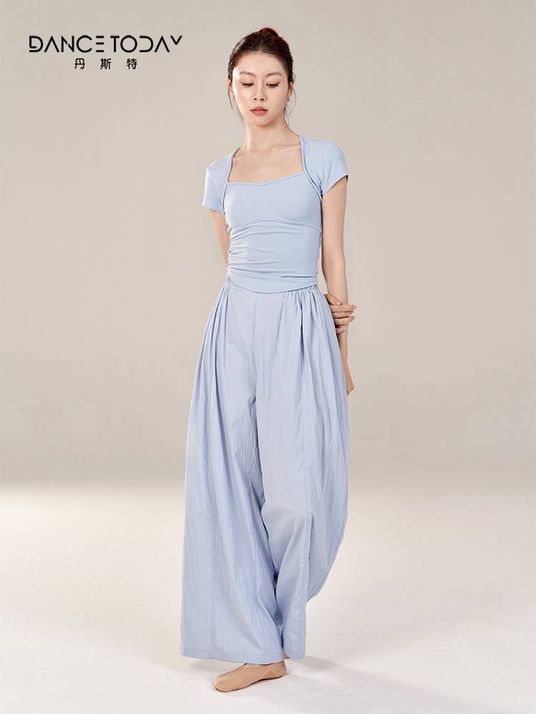 dancetoday classical dance -shaped body exercise uniform summer new top modern dance -back short -sleeved dance service girl