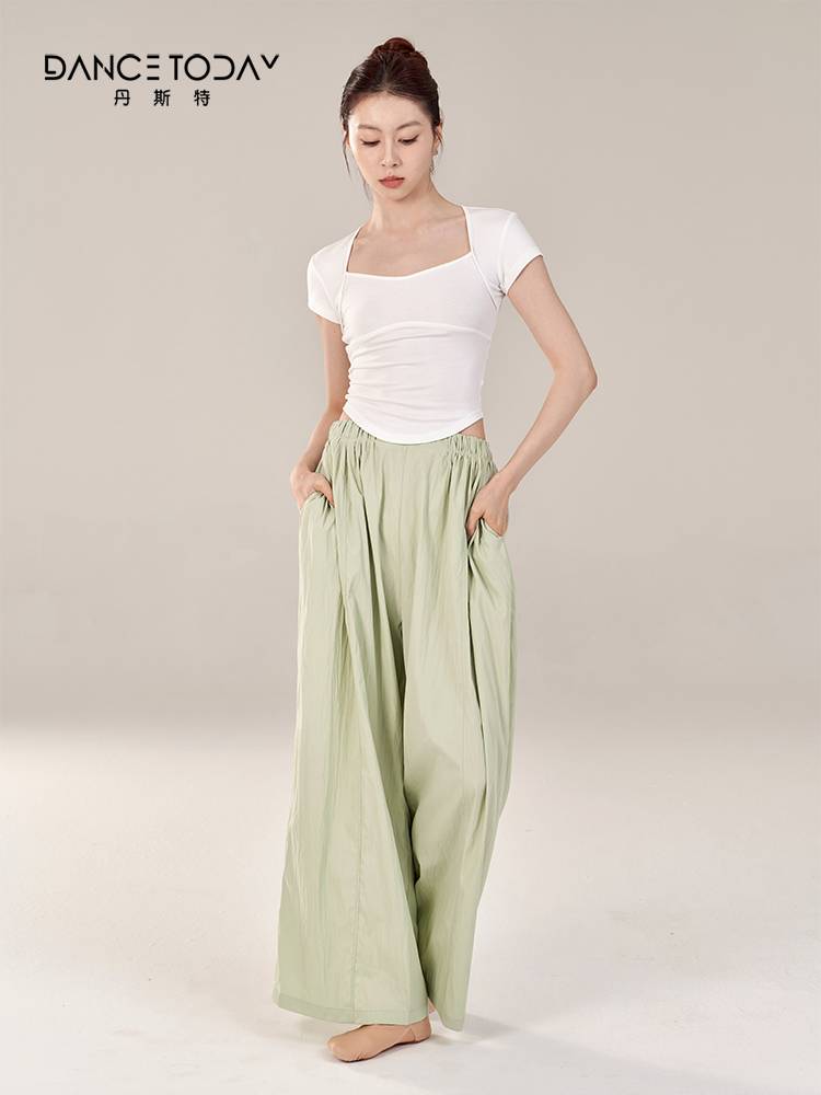 dancetoday classical dance -shaped body exercise uniform summer new top modern dance -back short -sleeved dance service girl
