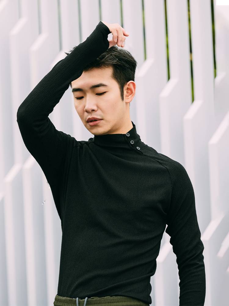 Dance service men's practice service women's modern dance cotton dance and linen dance clothing adult spring and summer Hu Shen staff the same D392