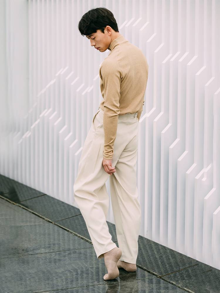 Dance service men's practice service women's modern dance cotton dance and linen dance clothing adult spring and summer Hu Shen staff the same D392