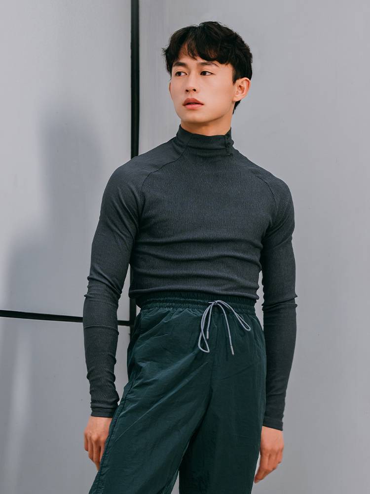 Dance service men's practice service women's modern dance cotton dance and linen dance clothing adult spring and summer Hu Shen staff the same D392