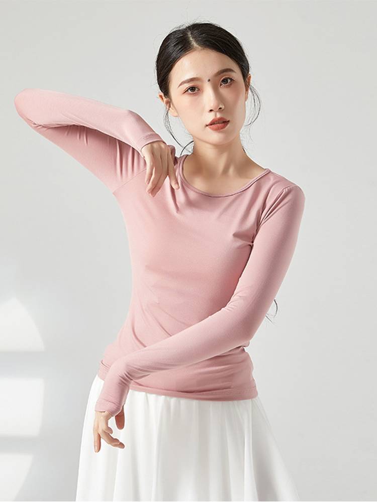 Set refers to long -sleeved modern dance clothing loose dance dance practice service female adult jacket yoga collection training uniform performance service