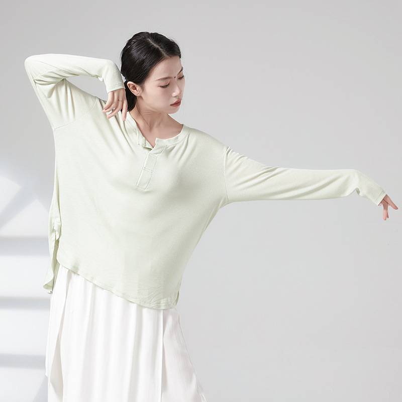 New modern dance top, loose and comfortable body dance service candidate dance practice service square dance