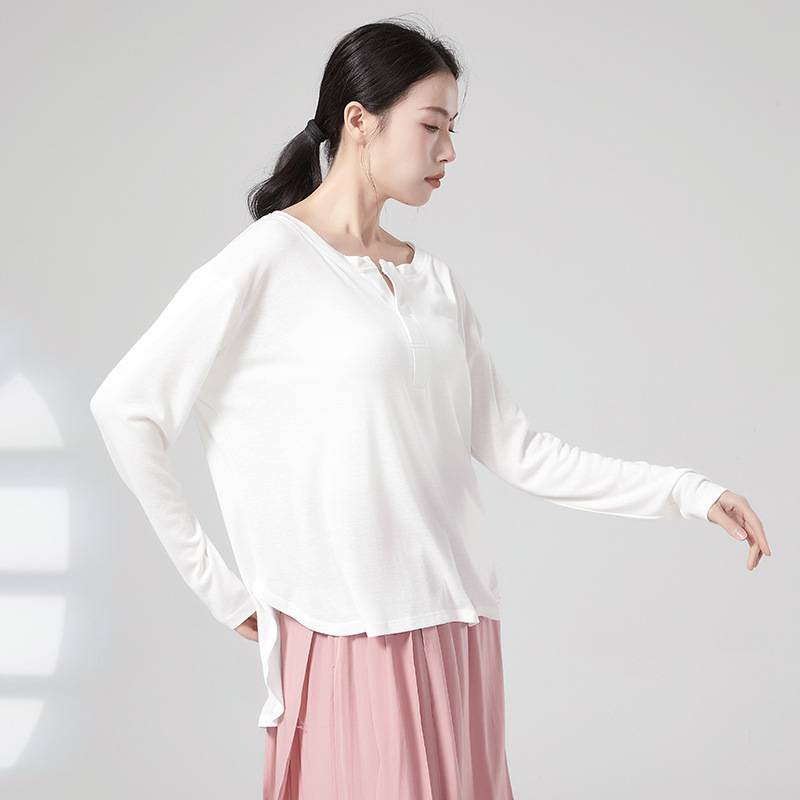 New modern dance top, loose and comfortable body dance service candidate dance practice service square dance