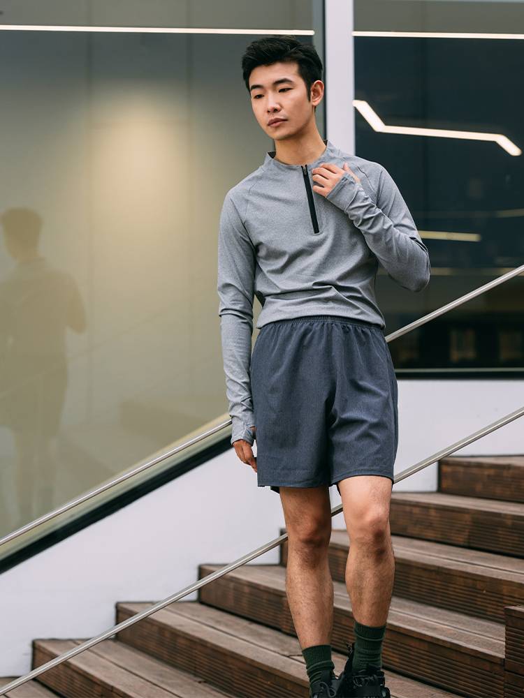Modern dance pants shorts and shorts in summer ultra -thin pure color speed drying pants leisure men Hu Shen staff the same C223