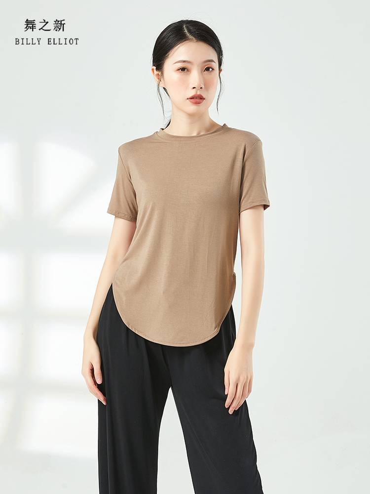 Dance top Female model new classical dance clothing summer fashion yoga short sleeve Modal modern dance exercises