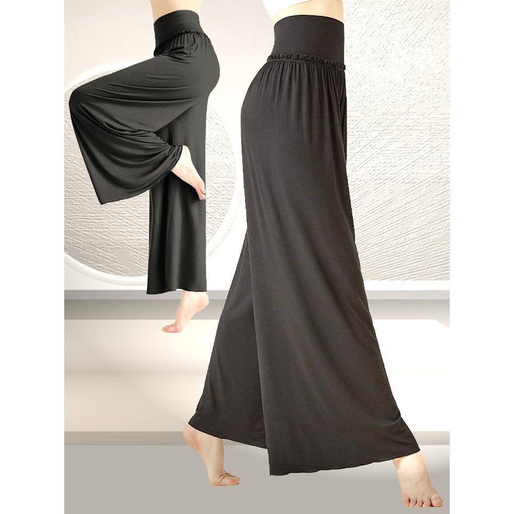 Dance pants female 2022 autumn new classical practice service modern dance clothing shape dancing loose straight leggings