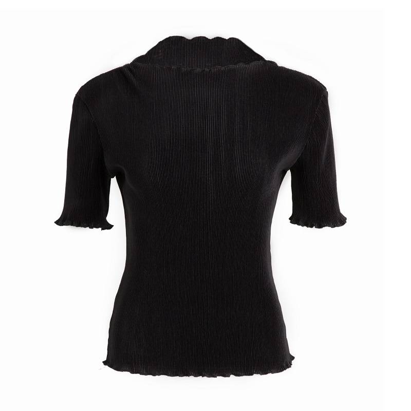 Dance is performed by my density pleated modern dance service long -sleeved training skills everyday versatile loose and comfortable top