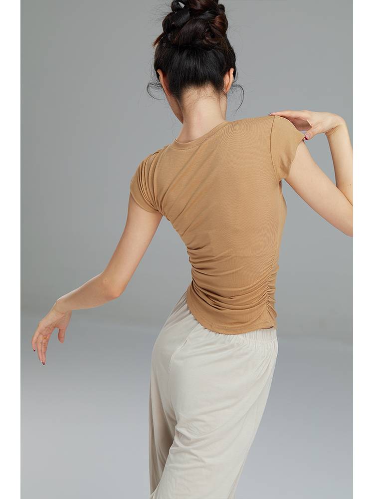 Dance Classical Dance Practice Short Sleeve Top Narrow Modern Dance Dance Speed Drive Vedic Training Services New