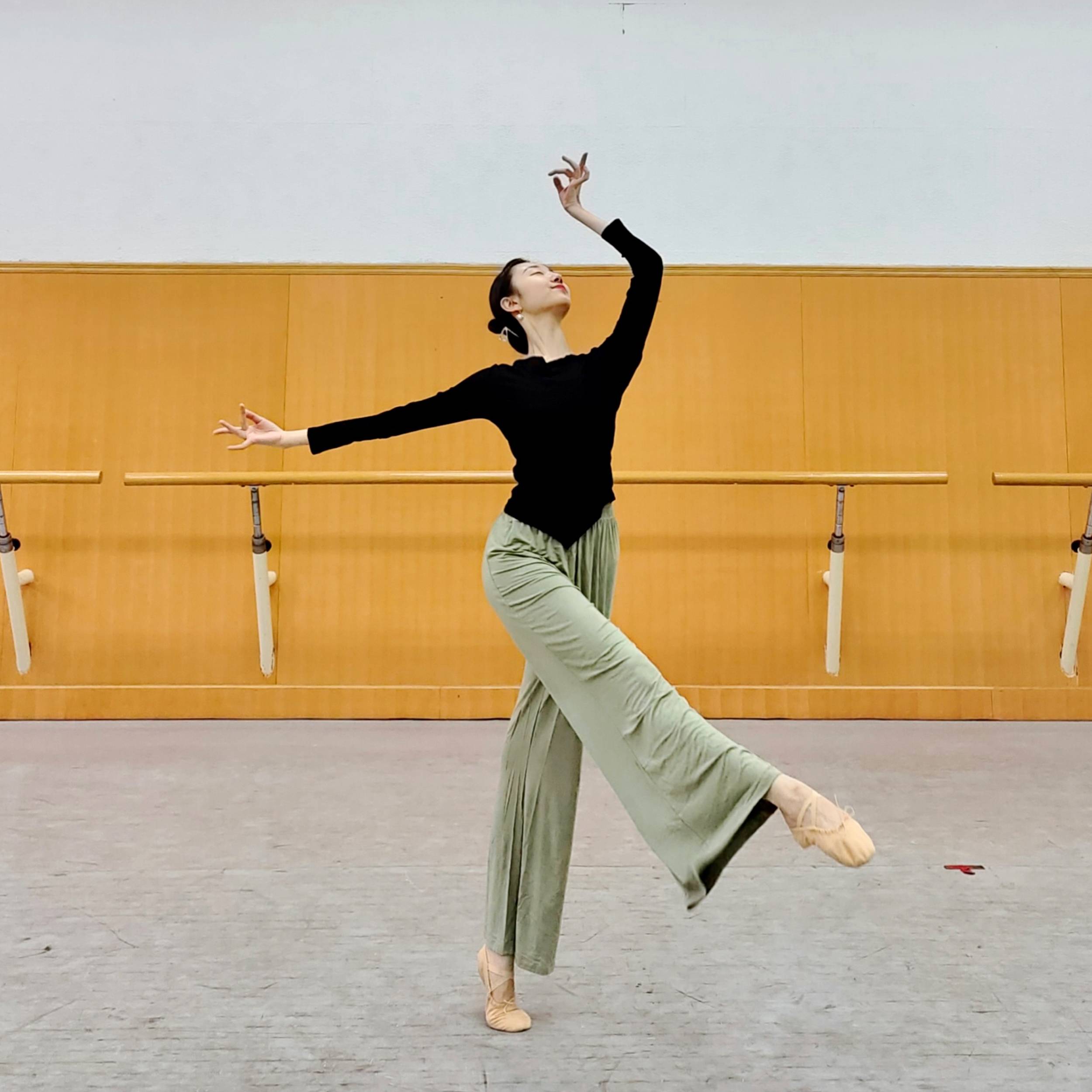Modern dance wide -leg pants shape pants loose Modal classical practice pants Chinese dance straight pants yoga dance pants