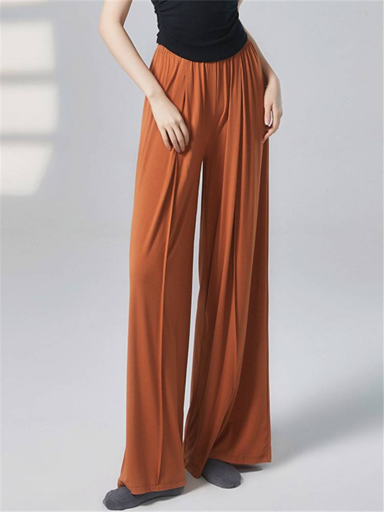 2024 New Moder Growing Adult Modern Dance Classical Dance Pants Practice Pants Girls Various Width -leg Pants