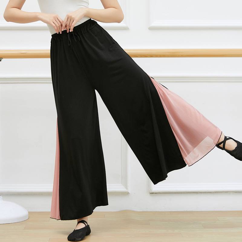 Clearance discount ~ Chinese style practice pants modern dance service female dance performance service national dance wide -leg pants