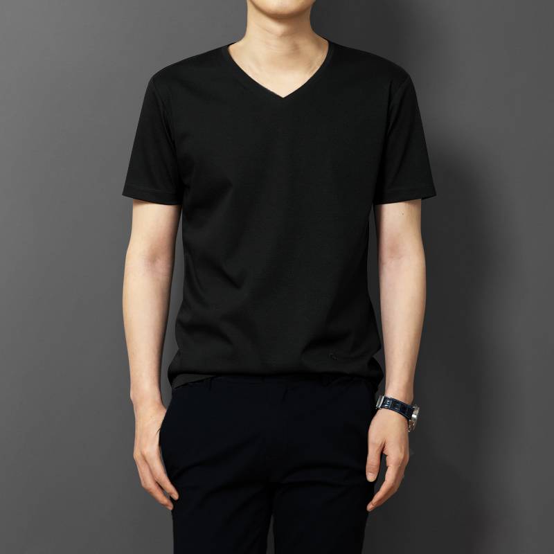 Dance clothes practice clothes top men's adult student student art test body loose Latin modern dance performance clothing