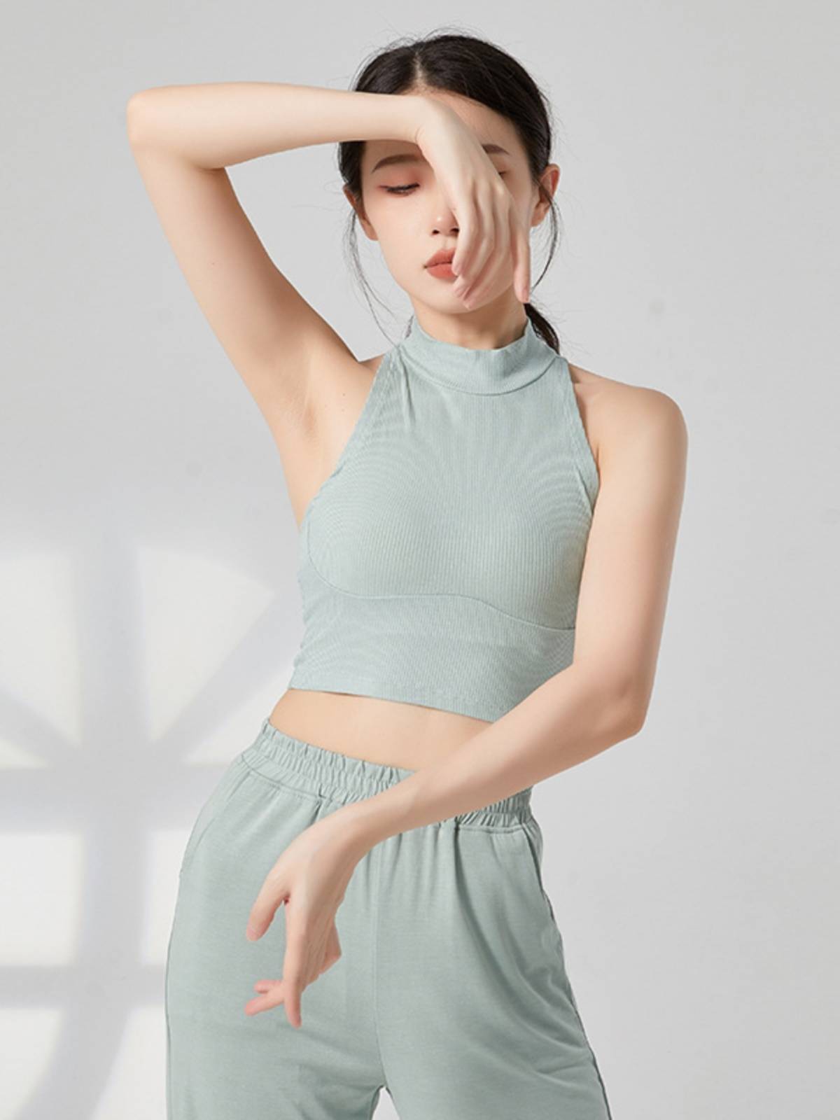 Slim dance dance service female temperamental work vest Jazz Hipu Homesome Modern Chinese dance exercise performance service performance clothes