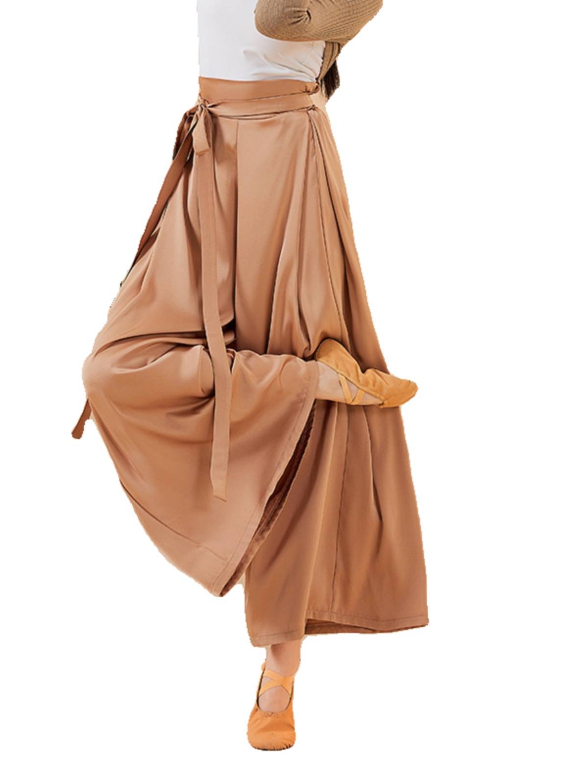 Modern dance pants practice service classical dance pants professional training wide -leg pants flowing Chinese dance performance clothing