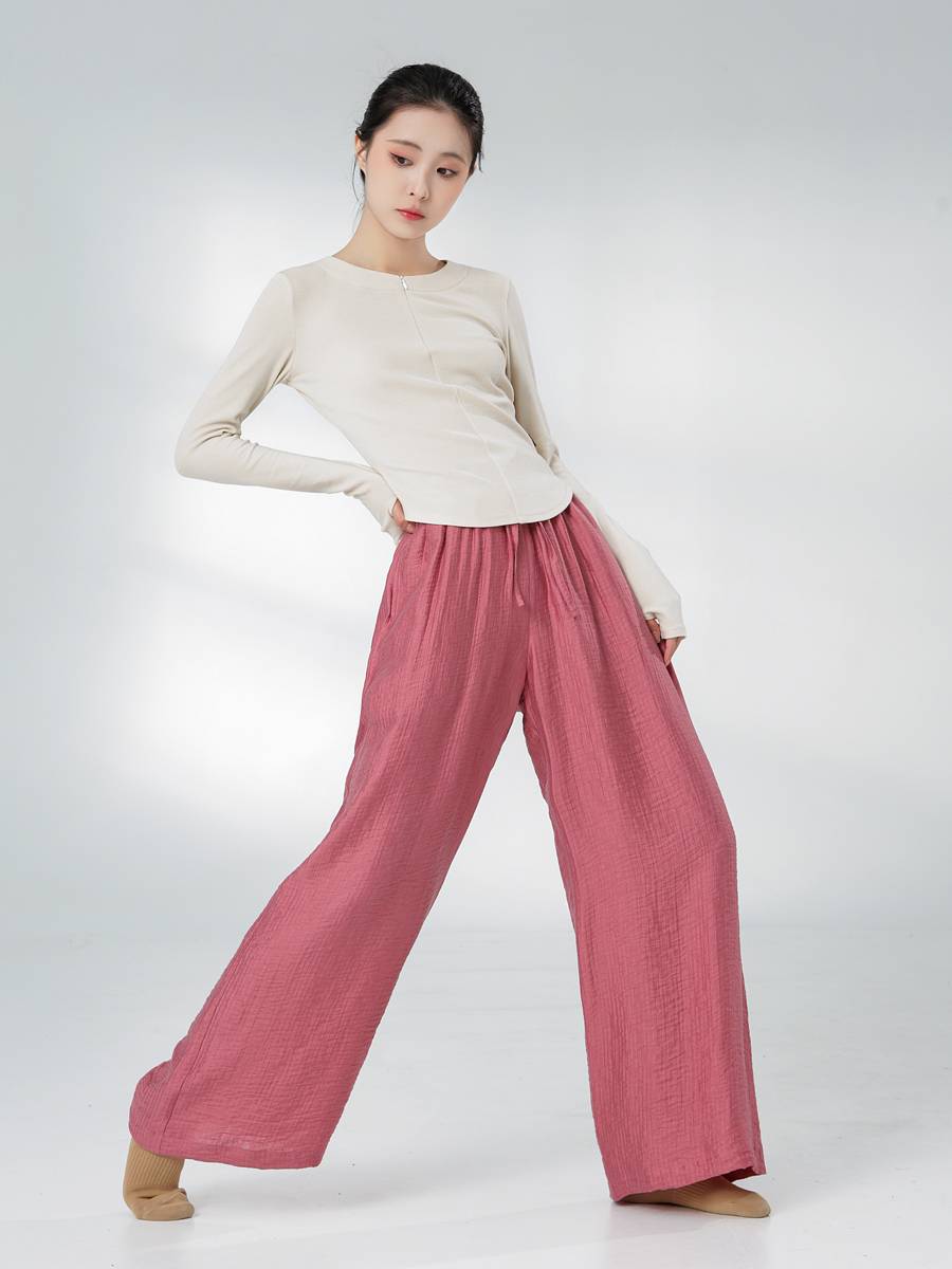 Little Jasmine Dance Pants Adult Female Pants Dance Series Chinese Classical Dance Modern Dance Practice Wide Pants
