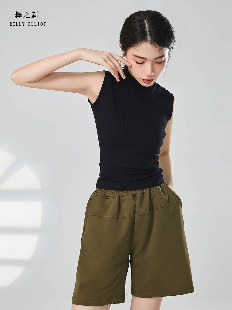Modern dance top female new fashion Chinese dance clothes tight classical dance exercises summer dance vest