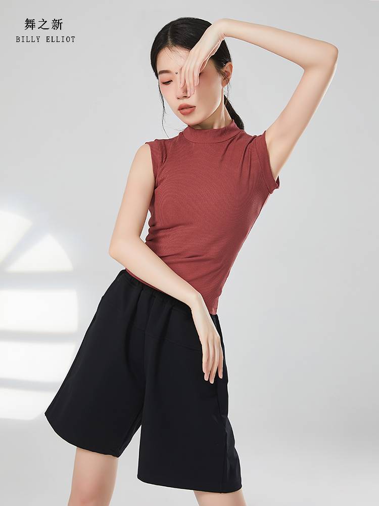 Modern dance top female new fashion Chinese dance clothes tight classical dance exercises summer dance vest