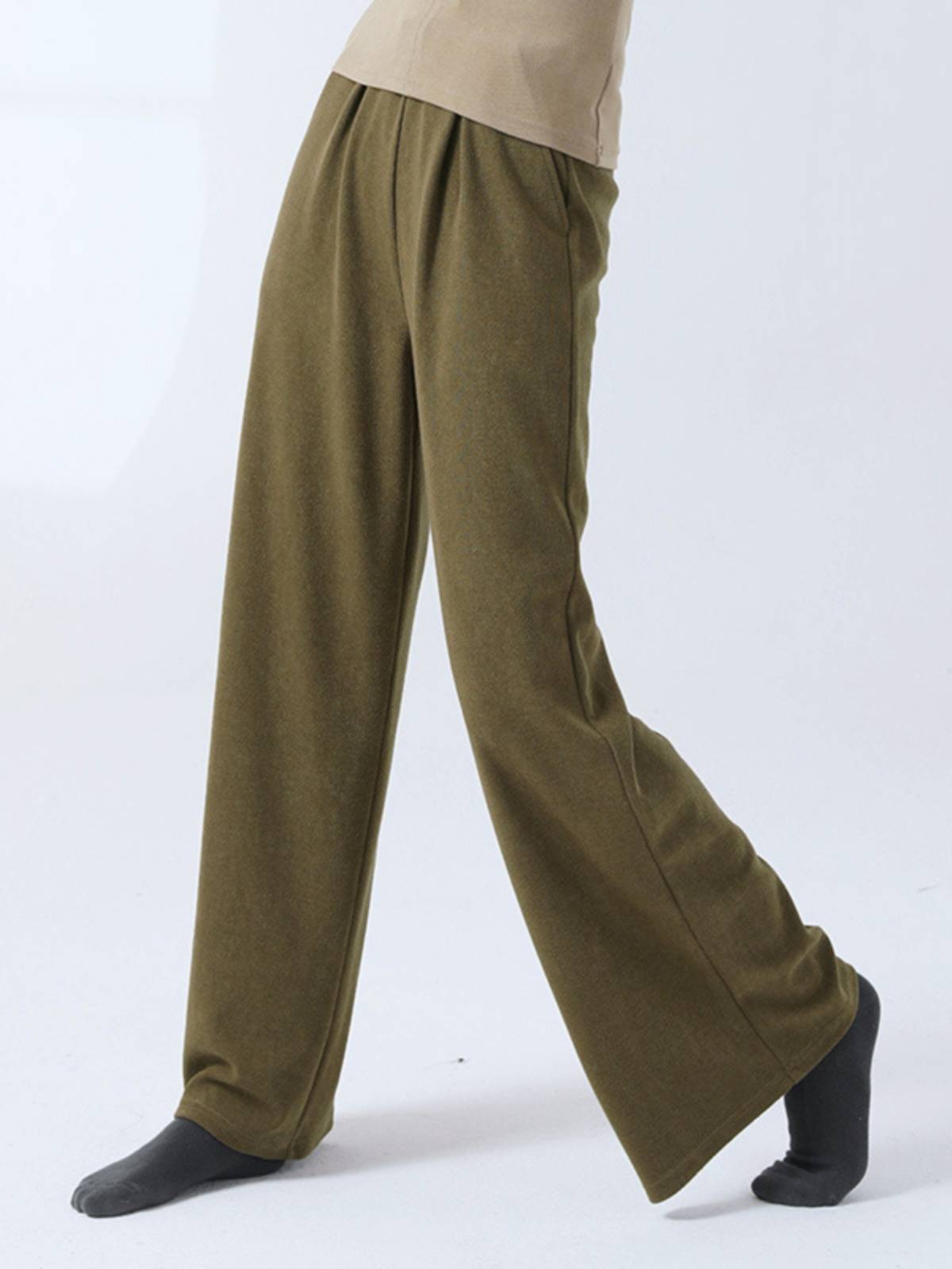 Modern dance loose straight dance pants new shape clothes women loose straight -legged wide -leg pants practice daily training pants