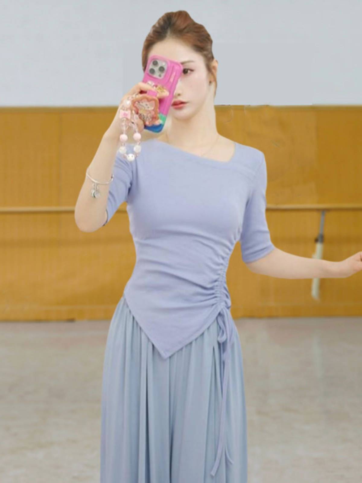 Dance practice service female students art test modern dance -shaped jacket in the sleeve adult Chinese classical dance base training suit