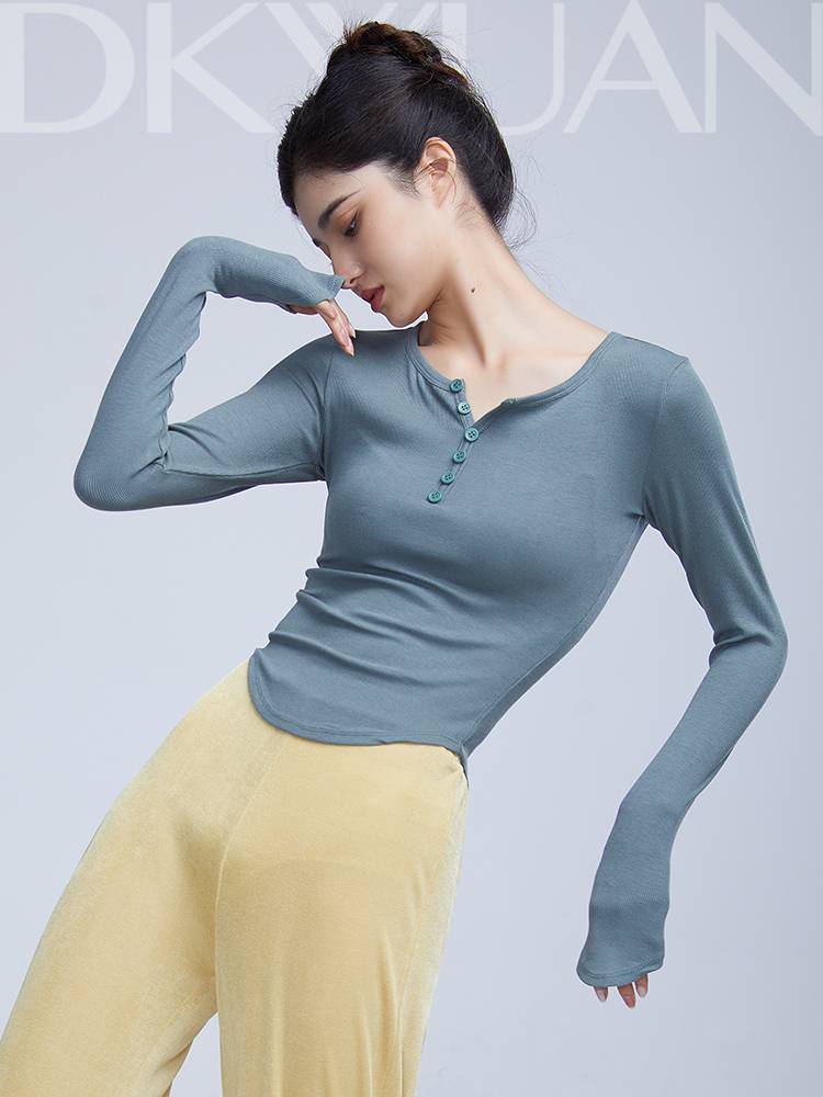i've got a long-sleeved thong for my modern dance