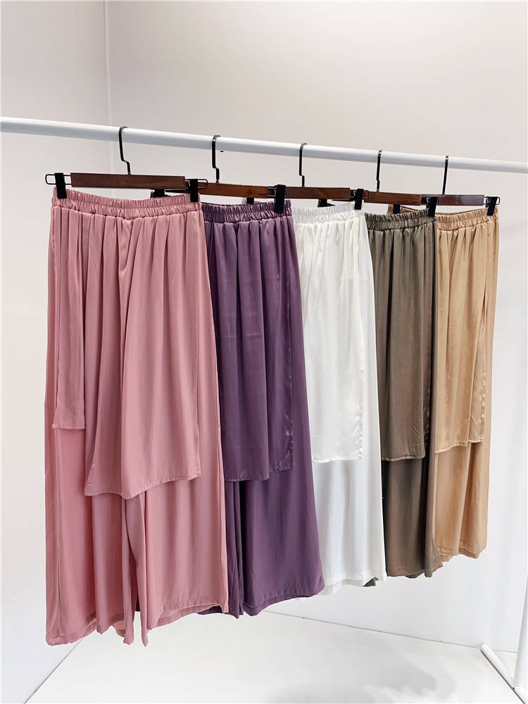 Classical dance exercise suit, loose, elegant wide leg pants, thin and dive pants, Chinese dance pants modern dance exercise pants