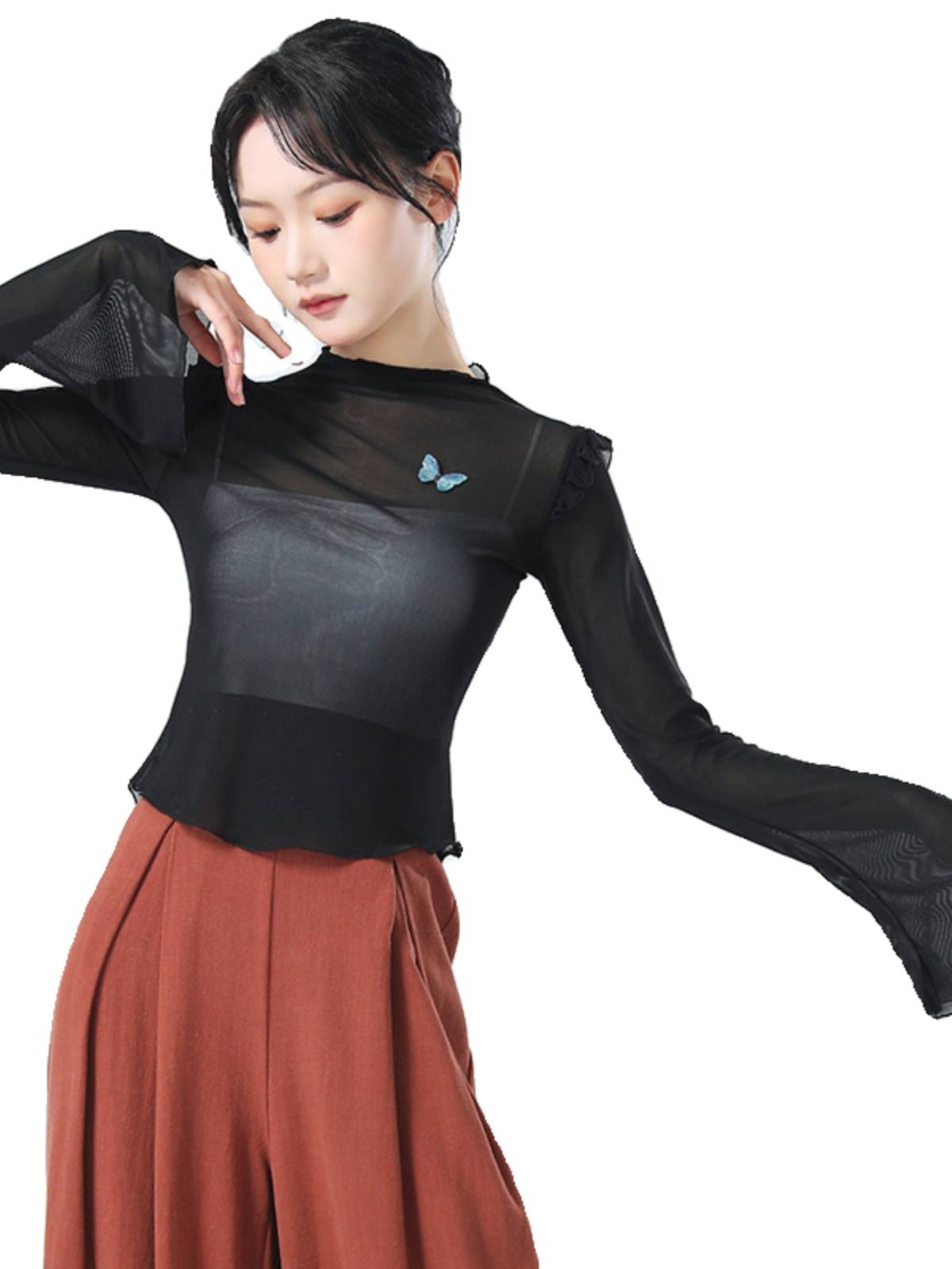 Modern Dance Summer Female Adult Dance Server Performing Classical Dance Classic Dance Fix Milk Form Switching Delo Practice Uniform
