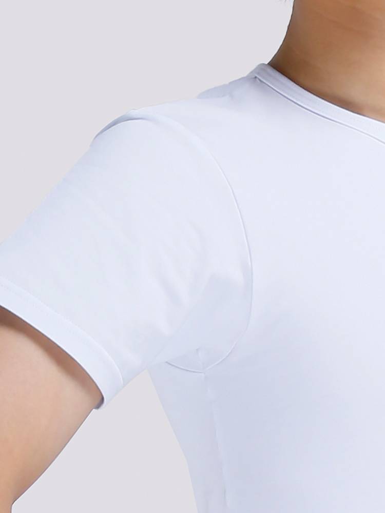 Love Dance Garden Men's Dance Practice top white short -sleeved ballet dance T -shirt Modern dance repair