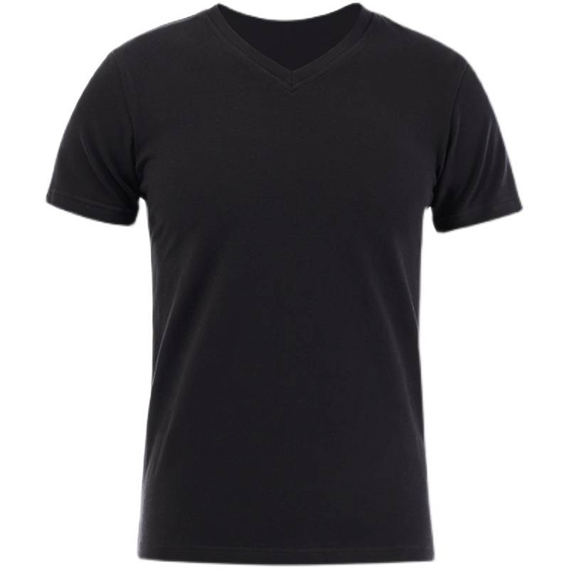 Dance Love -shaped Male Short -sleeved Modern Dance Server V -neck White Lean -based Training Kung Kung Gong Student Art Examination Services