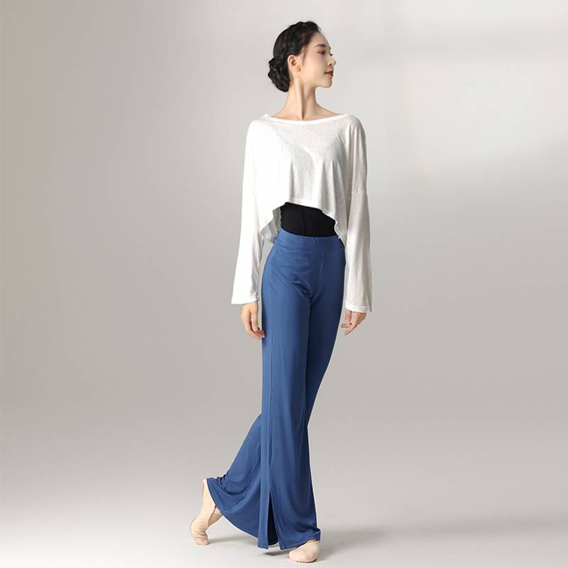 Sansha Modern Dance Pants Topical Dance Pants Female Loose National Dance Chinese Dance Straight Pants