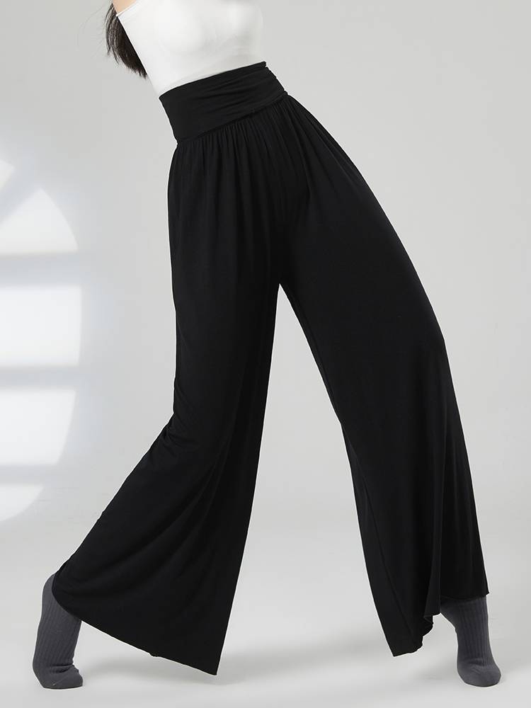 Dance Pants Female Practice Classical Dance Clothing Board Wide -leg Pants High waist Sensory Modern Dance Pants Loose Pants