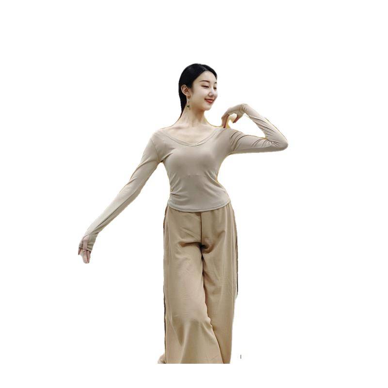 Classical dance body rhyme, practice suit set Summer modern dance spring and summer dance top professional training is elegant