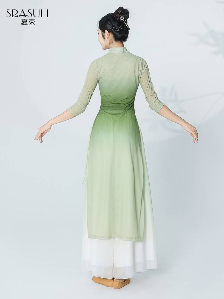 Xia Shu Classical Dance Clothing Clothing Cheese Dance Dance Clothing Female Chinese Dance Gradient Color National Dance