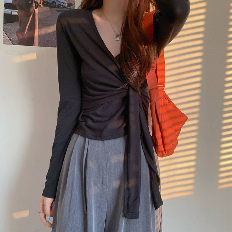 Modern dance exercise girl loose design high -level sense top Chinese classical dance clothing jazz dance performance