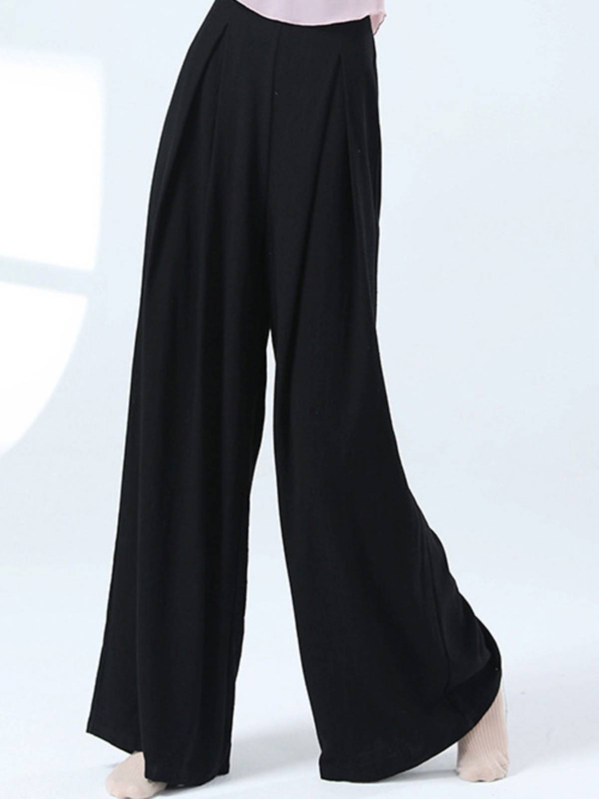 Modern Dance Pants Teacher Professional Dance Series Cotton Waksi Wide Pants Dance Students Performing Pants Loose Wannian Pants