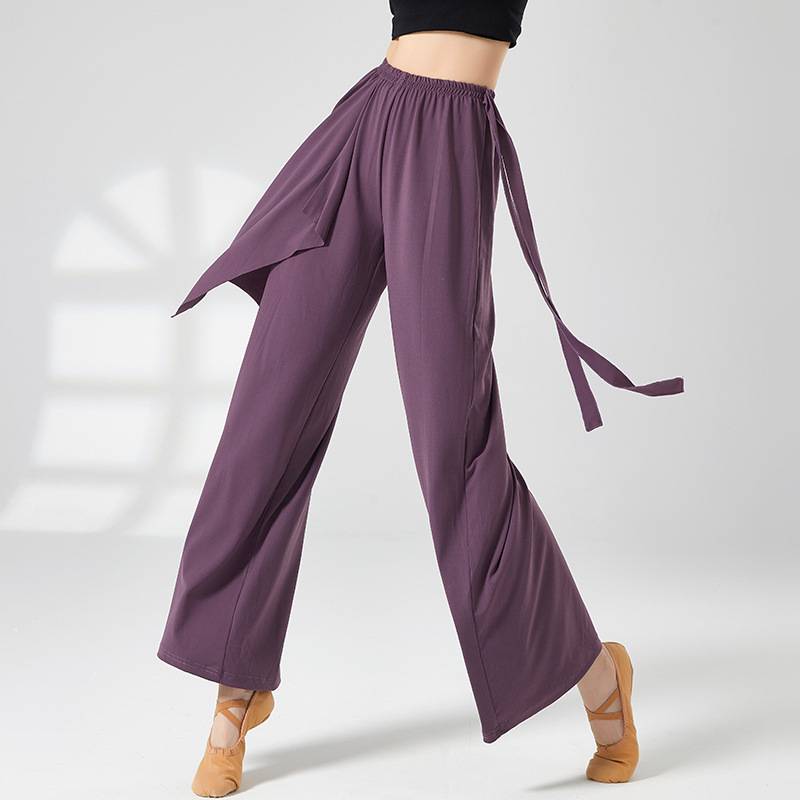 Dance Pants Classical Dance Loose Drifting Wide -leg Pants Modern Dance Practice Adult Performance Service Training Summer Summer
