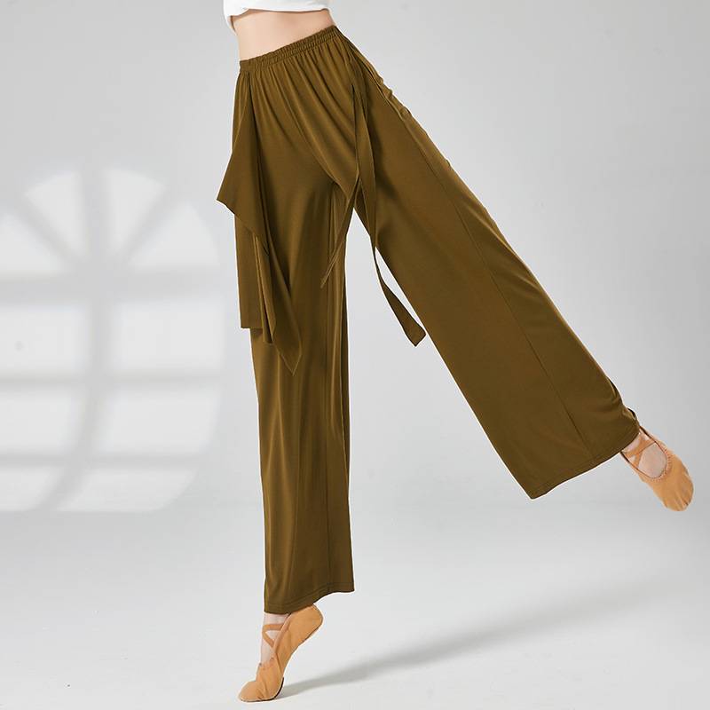 Dance Pants Classical Dance Loose Drifting Wide -leg Pants Modern Dance Practice Adult Performance Service Training Summer Summer