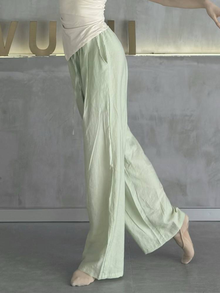 Dance pants straight -legged pants Modern dance pants adult classical dance exercise pants new dance pants summer summer