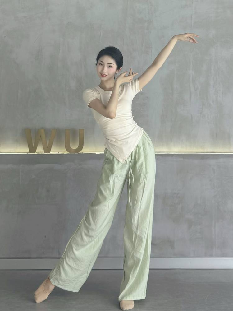 Dance pants straight -legged pants Modern dance pants adult classical dance exercise pants new dance pants summer summer
