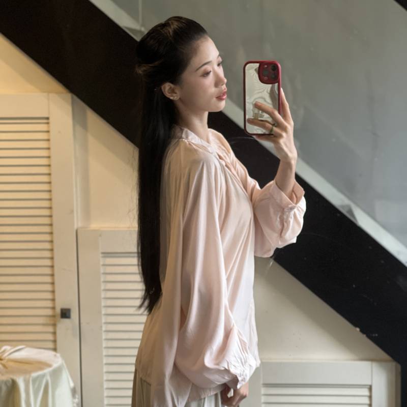 Modern dance loose, thin, elegant sweater dance clothing top Chinese dance classical dance national dance basic teacher service