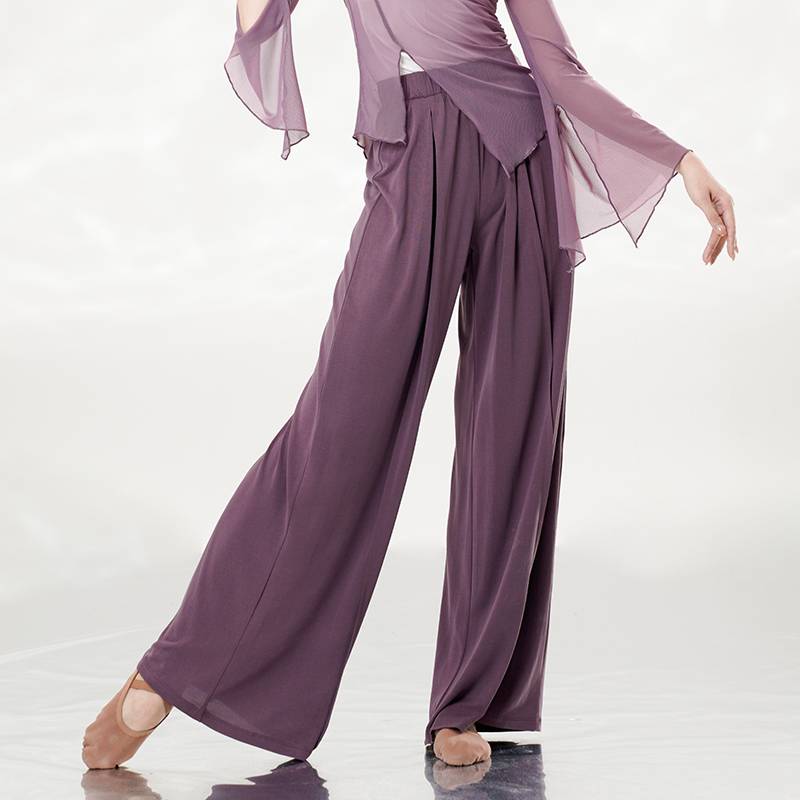Spot fast -haired dance song Guzhi willow, elegant loose, wide pants, modern dance exercises, Chinese dance national dance