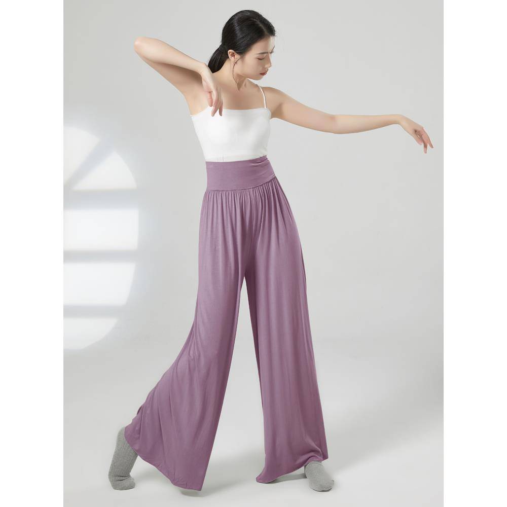 2024 Dance Pants Female Classical Dressing Modern Dance Clothing Straight Wide Wide Pants Site Dance Loose Dance Server