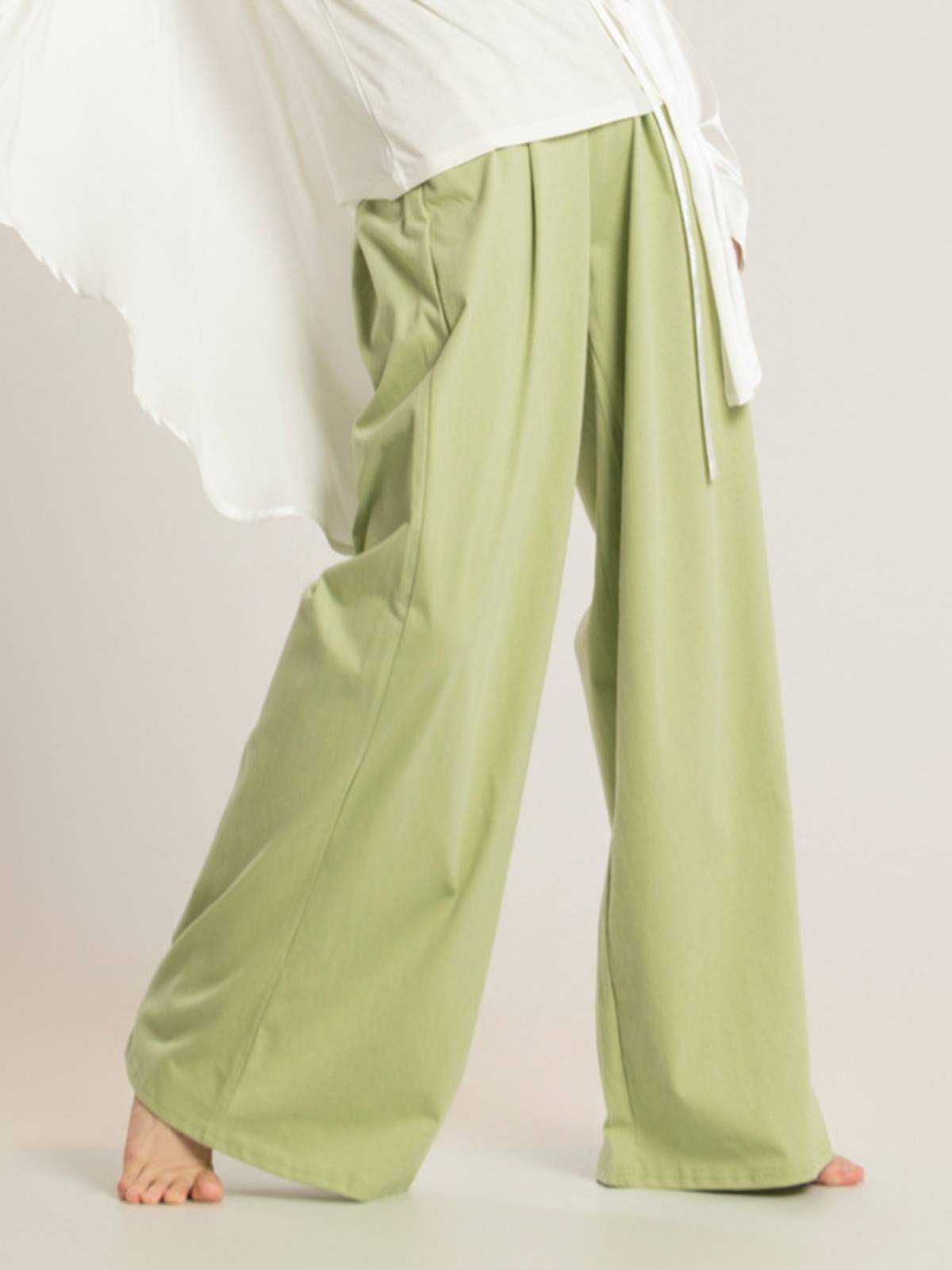 Modern dance practice clothes loose cotton pants, men and women, wide -leg pants, fat legs straight pants dancing art test pants