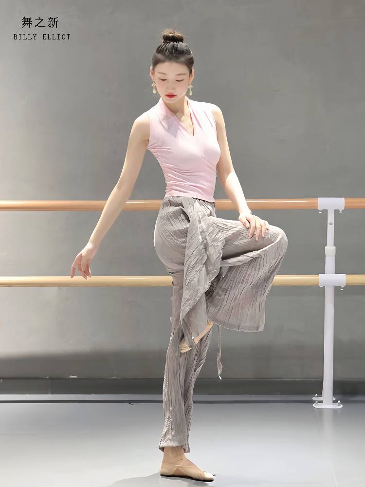Classical Dance Dance Funmore Summer Dance top Women's new fashion Chinese dance base training modern dance vest