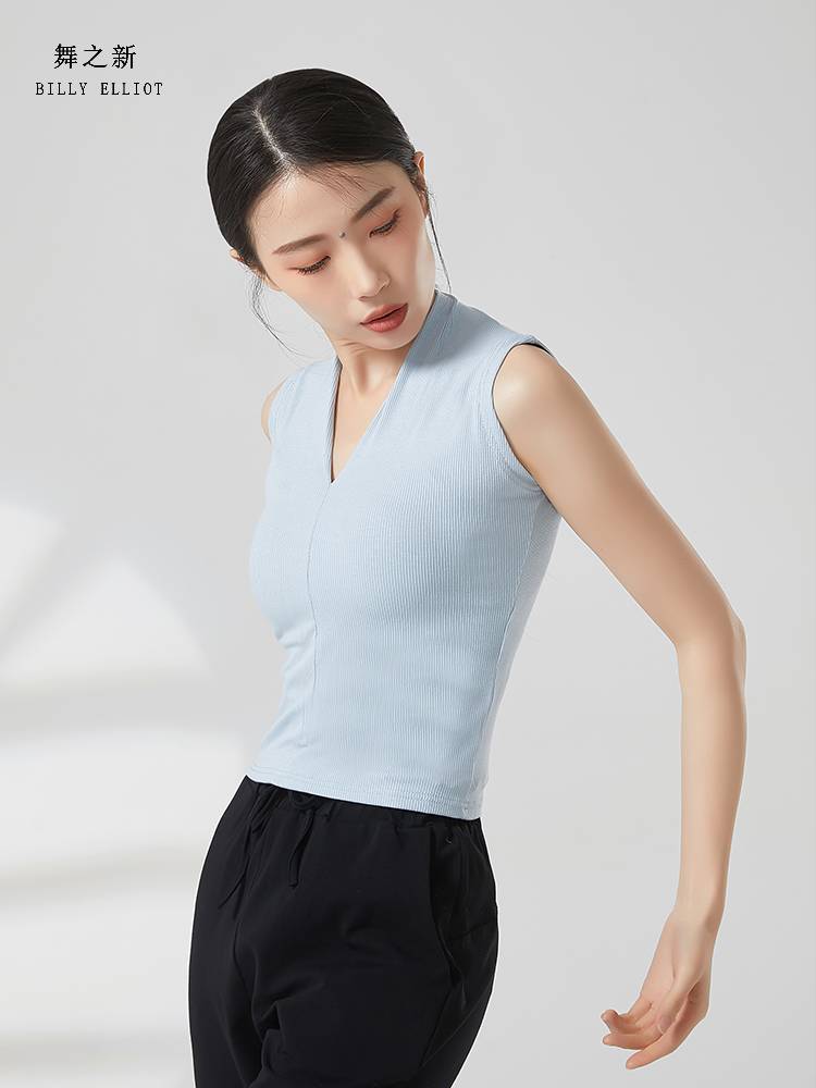 Classical Dance Dance Funmore Summer Dance top Women's new fashion Chinese dance base training modern dance vest