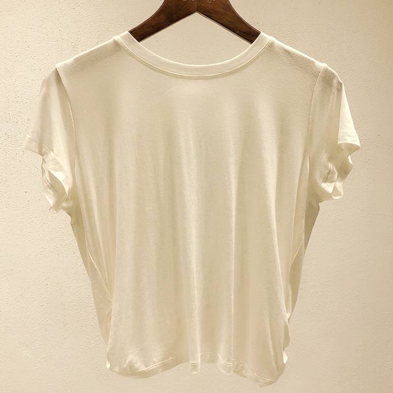 Dance service summer short -sleeved back -shaped training suit Modal modern dance exercise short fitness yoga top