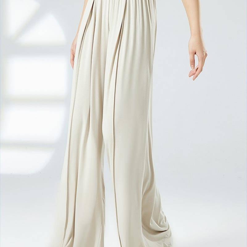 Modern dance pants straight pants dance dance clothes, Chinese dance shape, elegant wide leg pants classical dance exercises