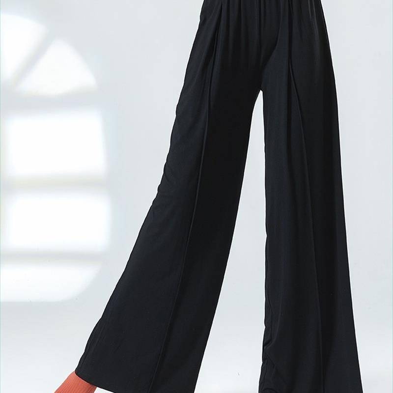 Modern dance pants straight pants dance dance clothes, Chinese dance shape, elegant wide leg pants classical dance exercises
